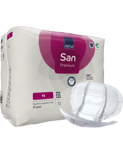 Abena San 11 Premium X-Plus Adult Incontinence 2-Piece Pad Systems - 15x29 Inch