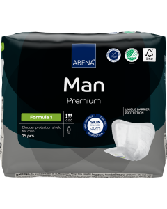 Abena Man Formula 1 Guards Adult Incontinence Male Guards & Shields-9:x11.5"