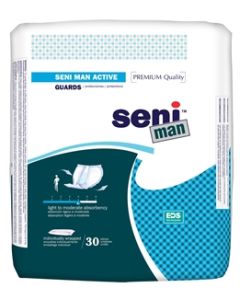 Seni Man Active Guards Adult Incontinence Bladder Control Pad - 11.2 Inch